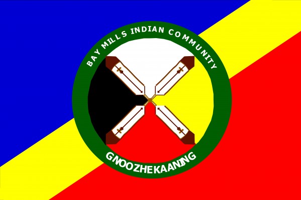 Bay Mills Indian Community Flag by Fun With Flags